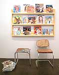 Jean Lowe,Magazine rack and Breuer furnishings